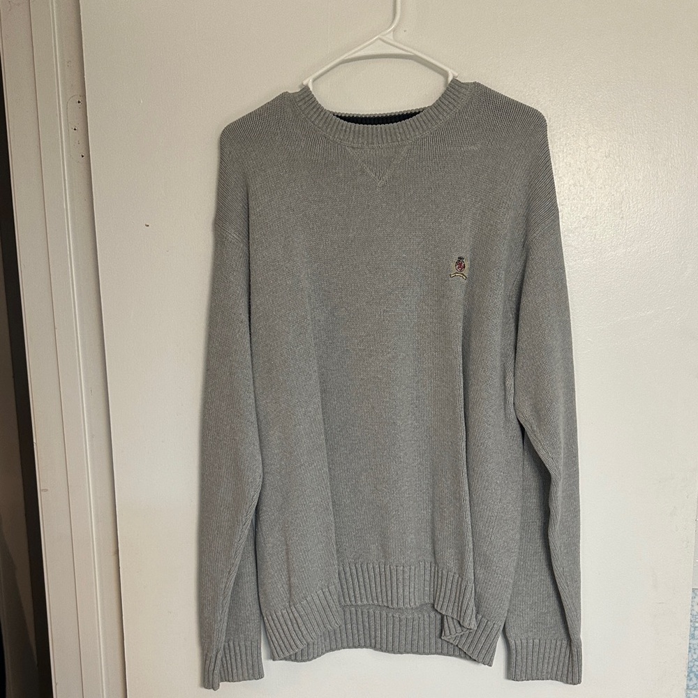 Tommy Hilfiger Light Gray Crewneck Sweater